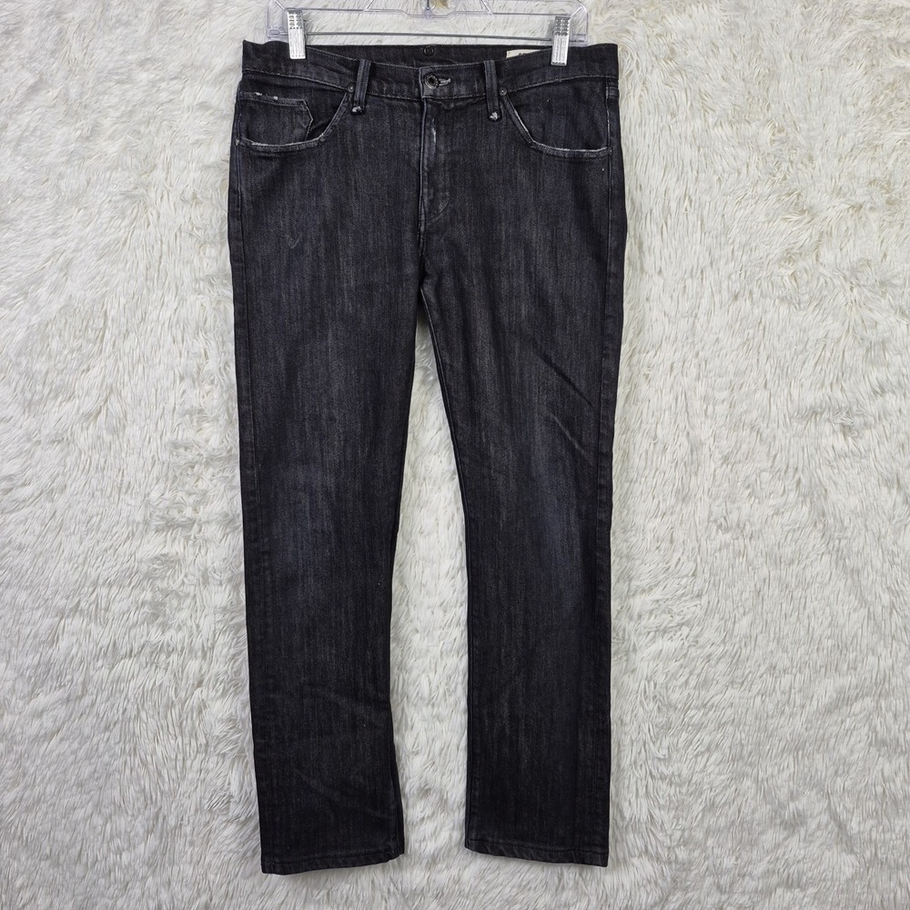 Rogan Puck Galene Black Straight Leg Jeans Mens 30x29 Made in‎ USA